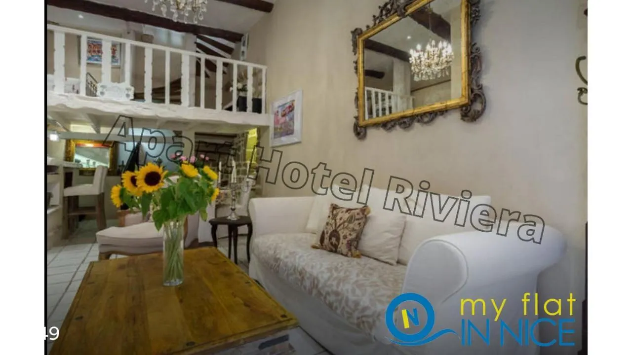 ApartHotel Riviera - Old town Promenade des Anglais- Esprit Villa 2 pas de la plage Niza Apartamento